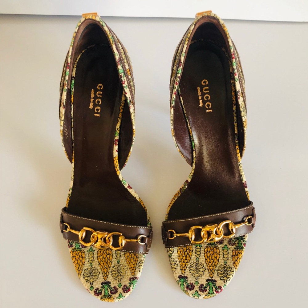 Gucci Pineapple print Classic d’Orsay